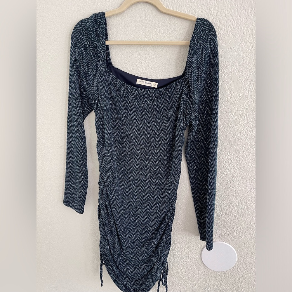 Mini Stretch ruched side dress